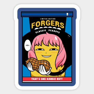 F Peanuts Sticker